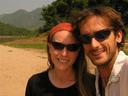 On the Mekong riverbank.